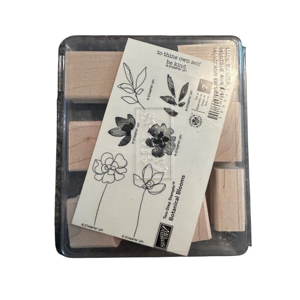 Stampin Up! Botanical Blooms Rubber Stamp Set arts and crafts